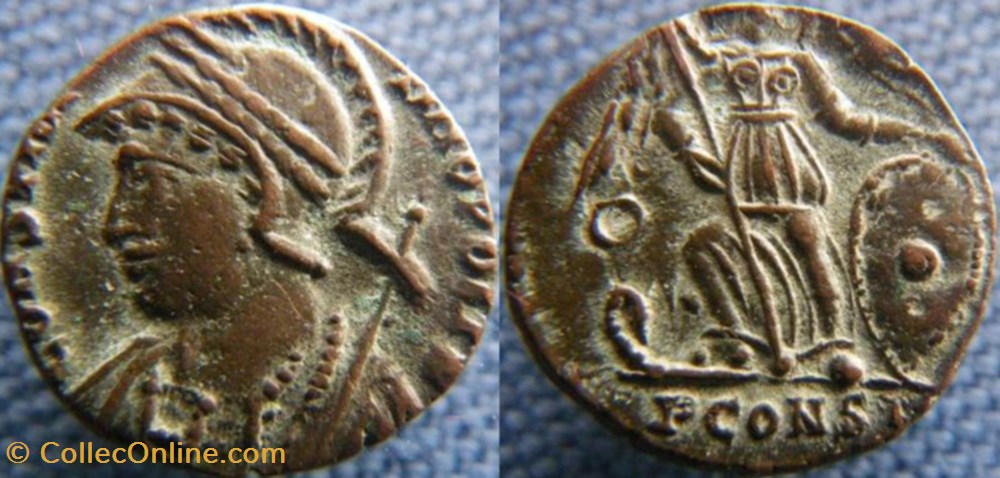 Constantinople Ae3/4 monnaies antiques romaines republicaines imperiales constantinople ae3 4