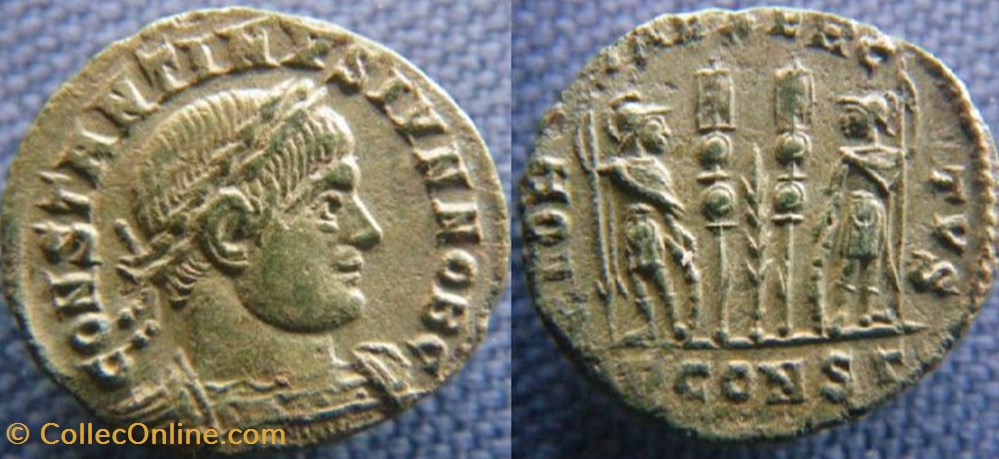 Constantin II Ae3 monnaies antiques romaines imperiales et republicaines constantin ii ae3