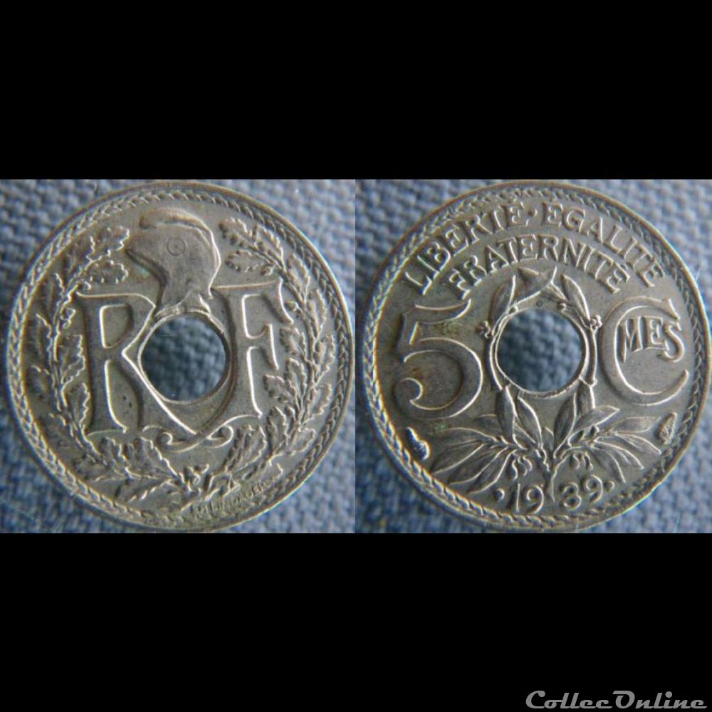 5 Centimes 1939 monnaie france moderne 5 centimes 1939