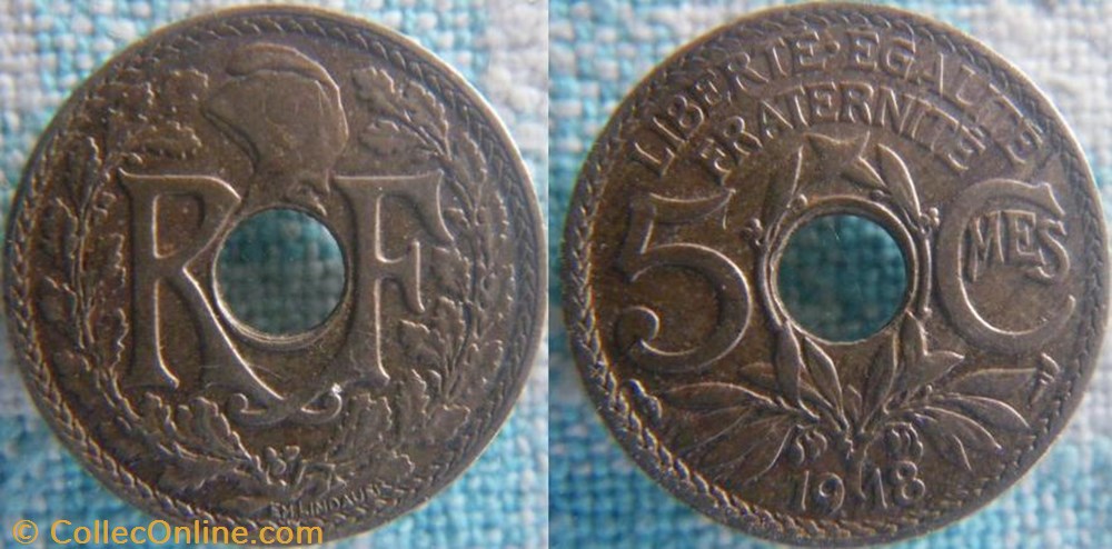 5 Centimes 1918 monnaie france a moderne 5 centimes 1918