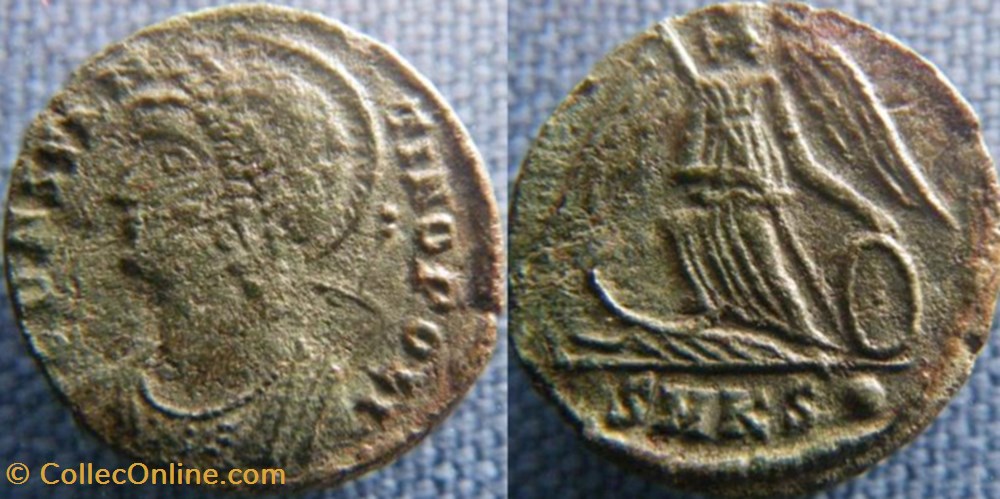 monnaies antiques romaines republicaines imperiales constantinople ae3