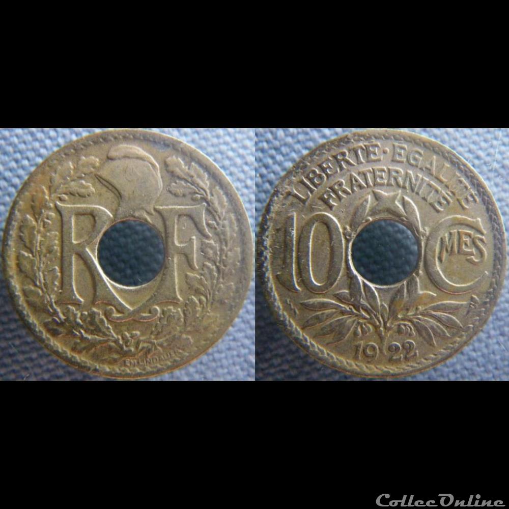 10 Centimes 1922 Poissy monnaie france moderne 10 centimes 1922 poissy
