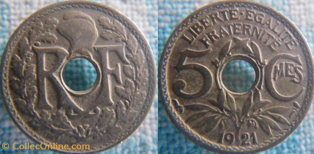 5 Centimes 1921 monnaie france a moderne 5 centimes 1921