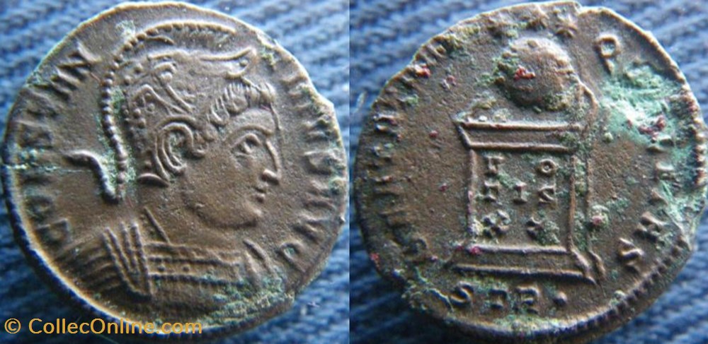 Constantin I Ae3 monnaies antiquite av jc ap romaines republicaines imperiales constantin i ae3