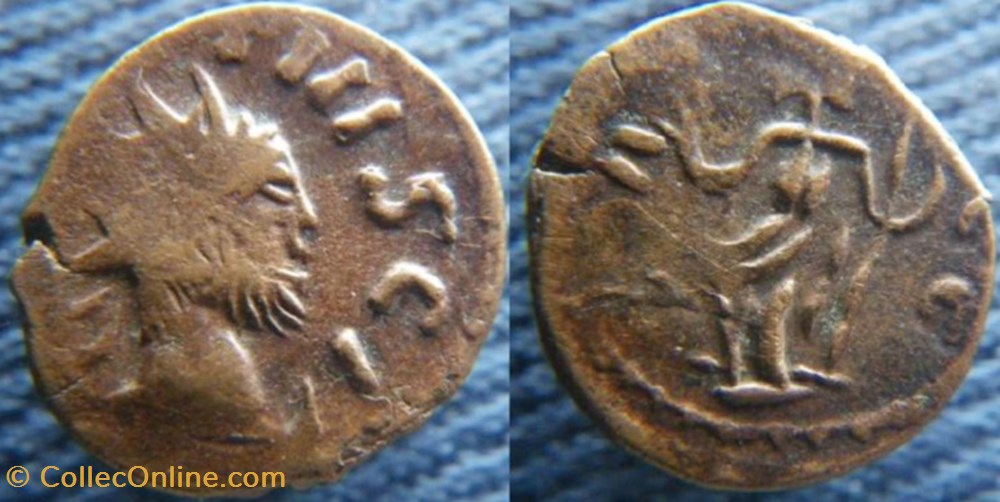monnaies antiquite av jc ap romaines republicaines imperiales tetricus i antoninien imitation