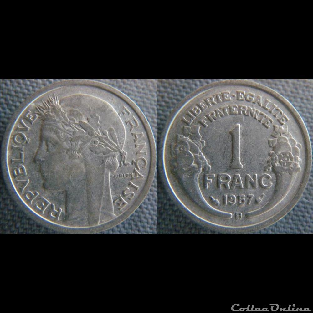 1 Franc 1957 B monnaie france moderne 1 franc 1957 b