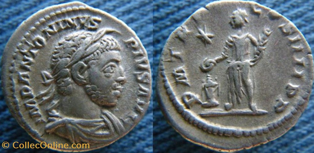 monnaies antiquite av jc ap romaines republicaines imperiales elagabale denier