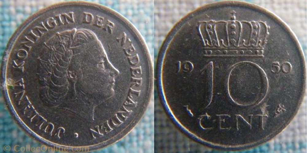 10 Cents 1950 monnaie monde pay ba 10 cents 1950