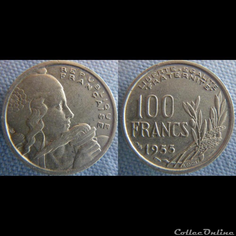 100 Francs 1955 monnaie france moderne 100 francs 1955