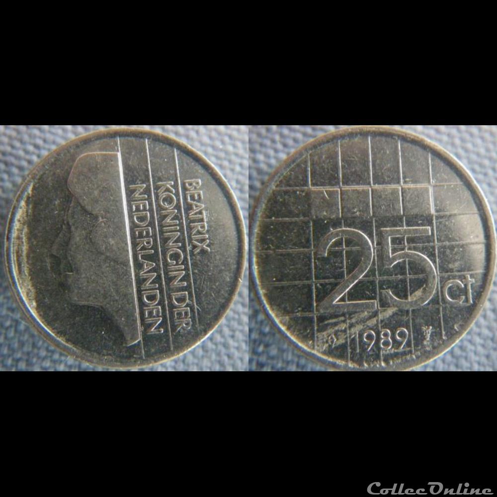 monnaie monde pay ba 25 cents 1989