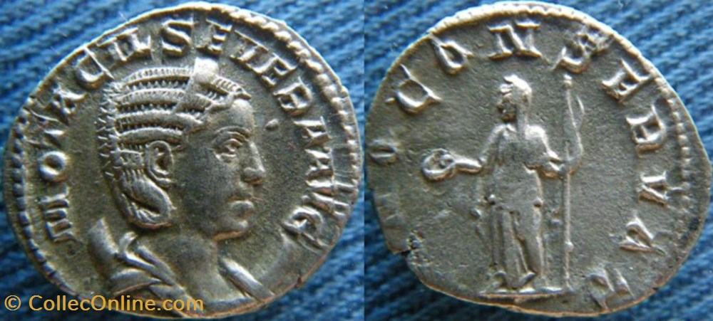 Otacilie Antoninien monnaies antiquite av jc ap romaines republicaines imperiales otacilie antoninien