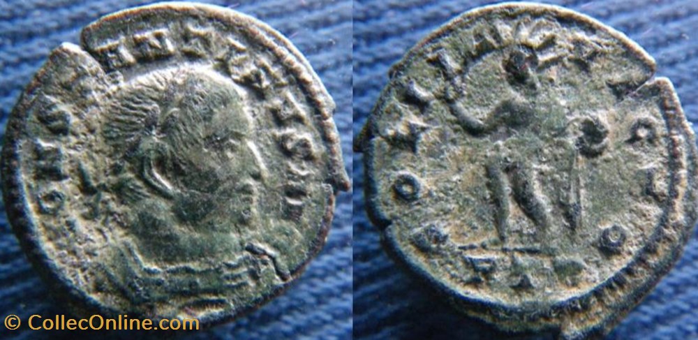 Constantin demi-follis monnaies antiques av jc ap romaines republicaines imperiales constantin demi follis