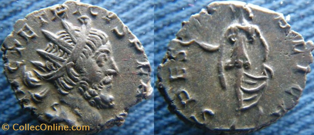 Tétricus I antoninien monnaies antiquite av jc ap romaines republicaines imperiales tetricus i antoninien