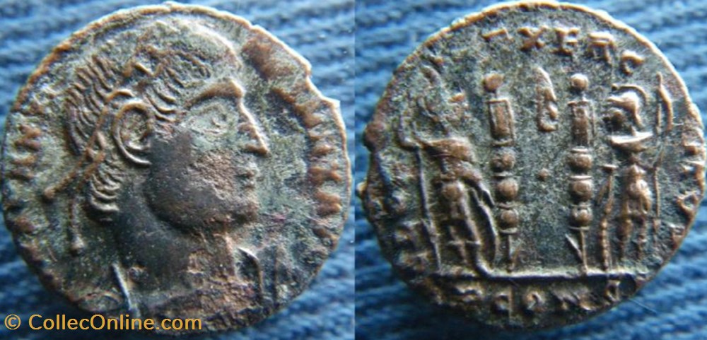 Constantin I Ae3 monnaies antiquite av jc ap romaines republicaines imperiales constantin i ae3