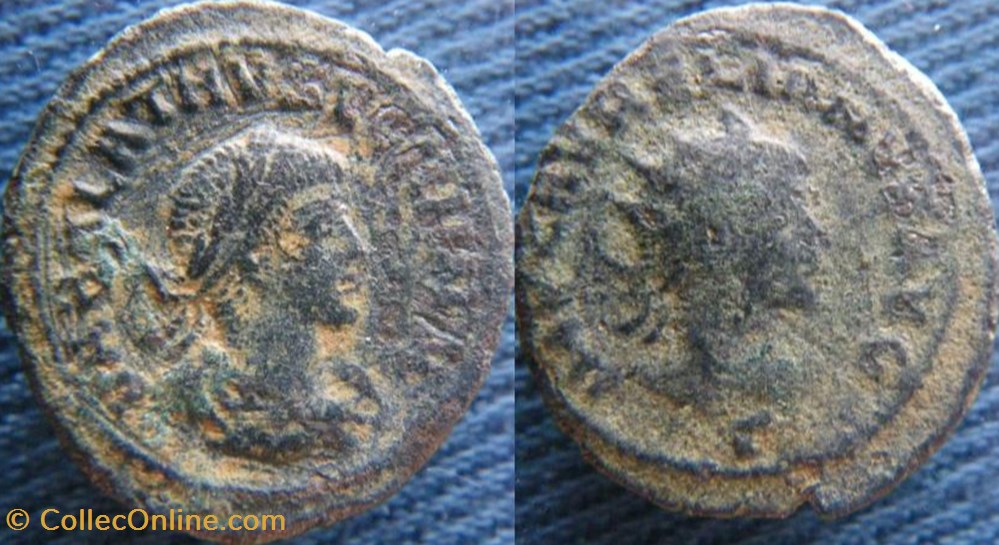 Vabalathe et Aurélien aurélianus monnaies antiquite av jc ap romaines republicaines imperiales vabalathe et aurelien aurelianus