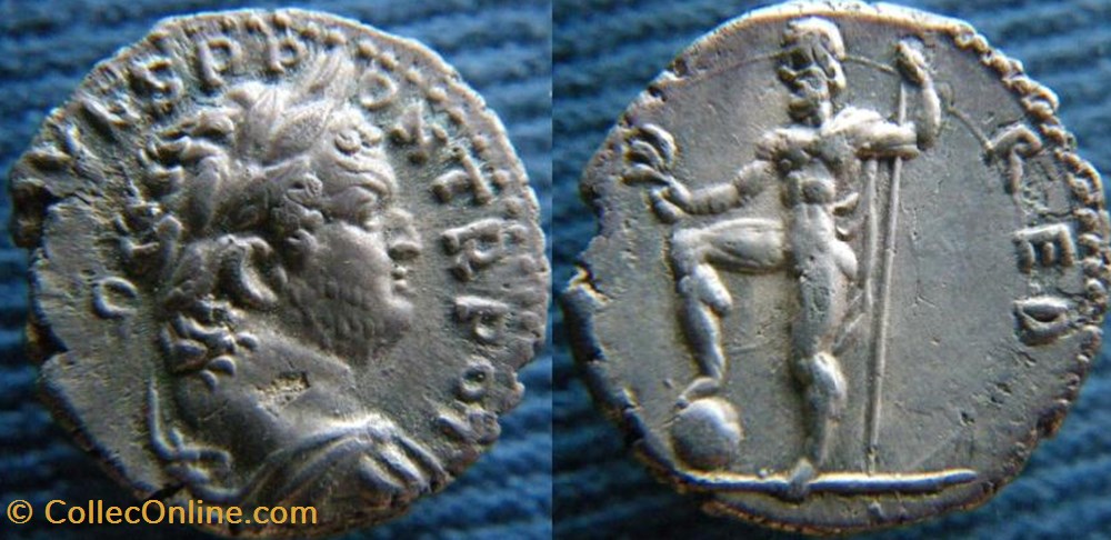 Titus denier monnaies antiquite av jc a ap romaines republicaines imperiales titus denier