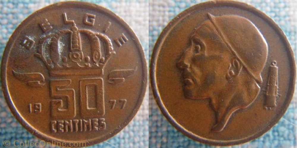 50 centimes 1977 Fl monnaie monde belgique 50 centimes 1977 fl