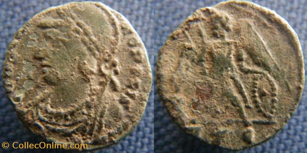 Constantinople Ae3/4 monnaies antiques romaines republicaines imperiales constantinople ae3 4