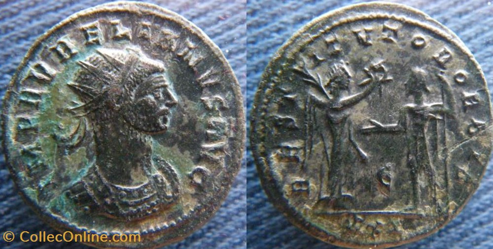 Aurélien aurélianus monnaies antiquite av jc ap romaines republicaines imperiales aurelien aurelianus