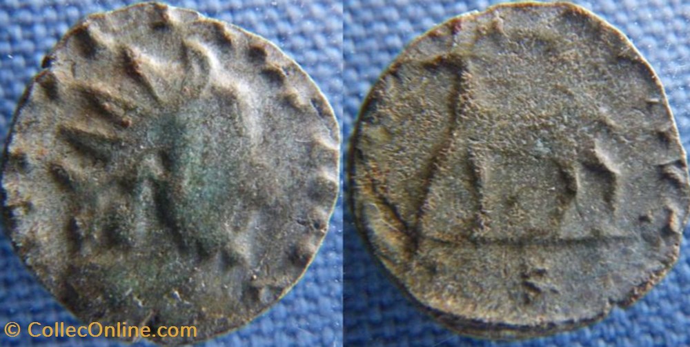 Tétricus I antoninien imitation monnaies antiquite av jc ap romaines republicaines imperiales tetricus i antoninien imitation
