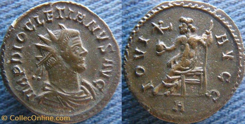 Dioclétien aurélianus monnaies antiquite av jc ap romaines republicaines imperiales diocletien aurelianus