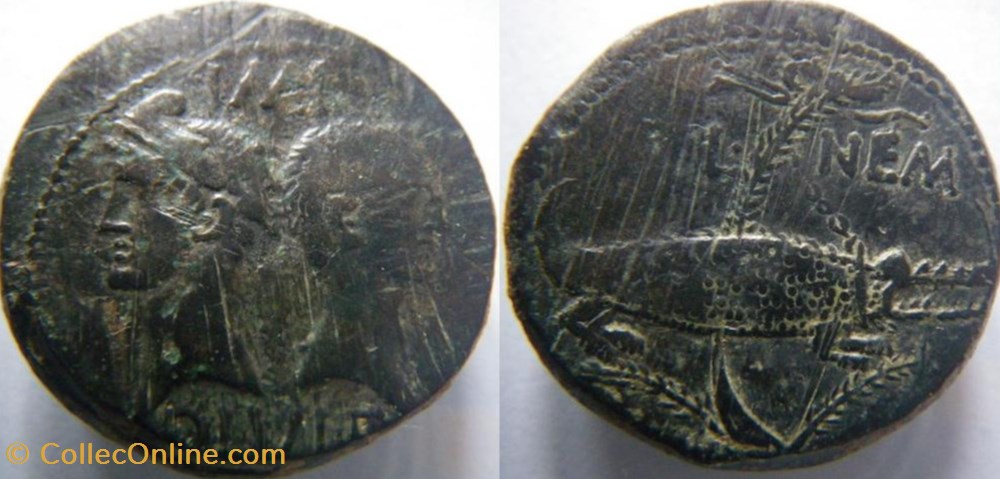Auguste et Agrippa - Dupondius monnaies antiques romaines imperiales republicaines auguste et agrippa dupondius