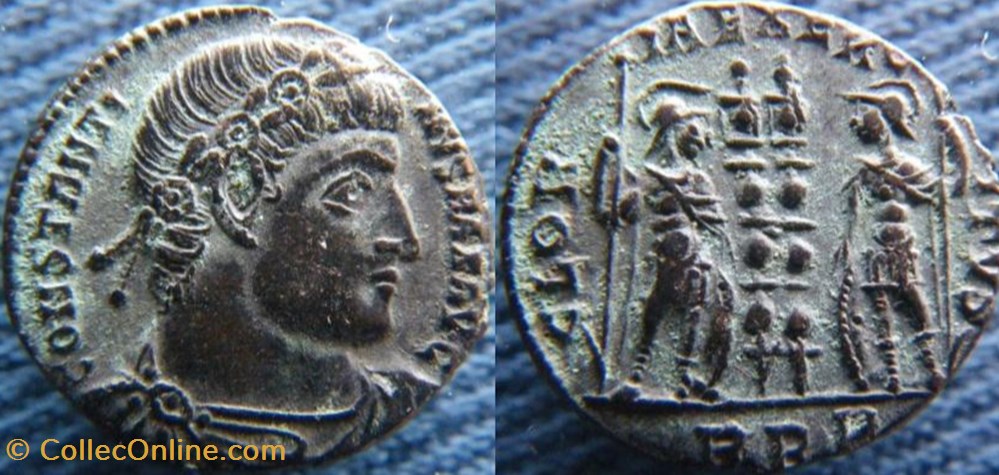 Constantin I Ae3 monnaies antiquite av jc ap romaines republicaines imperiales constantin i ae3
