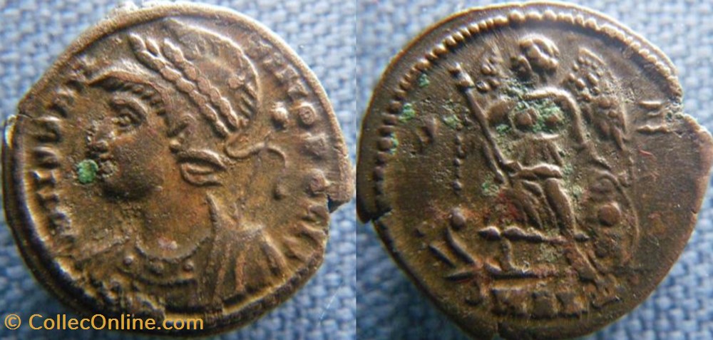 Constantinople Ae3/4 monnaies antiques romaines republicaines imperiales constantinople ae3 4
