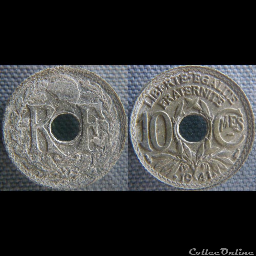 10 Centimes 1941 monnaie france moderne 10 centimes 1941