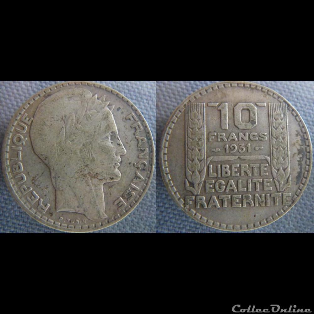10 Francs 1931 monnaie france moderne 10 francs 1931