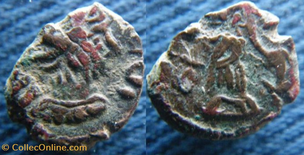 monnaies antiquite av jc ap romaines republicaines imperiales tetricus i antoninien imitation