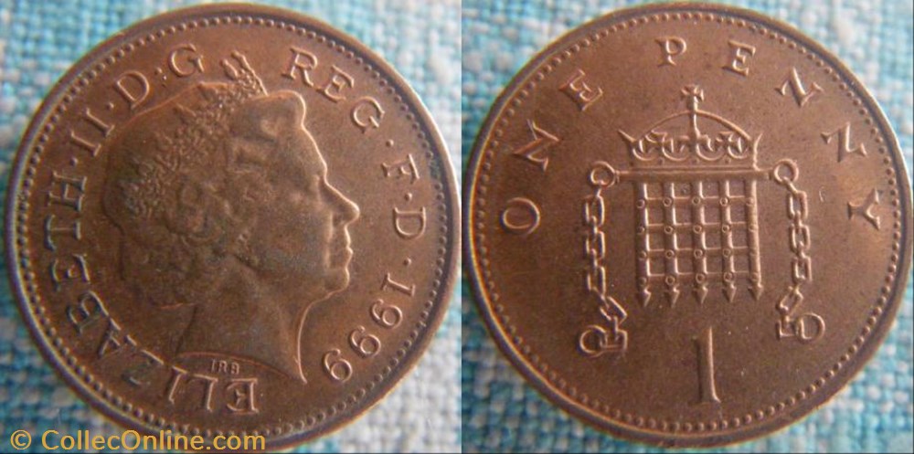 monnaie monde royaume uni 1 penny 1999