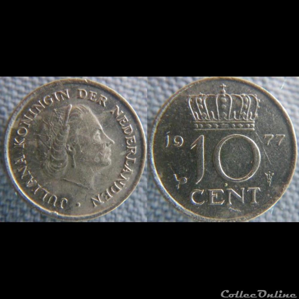 10 Cents 1977 monnaie monde pay ba 10 cents 1977