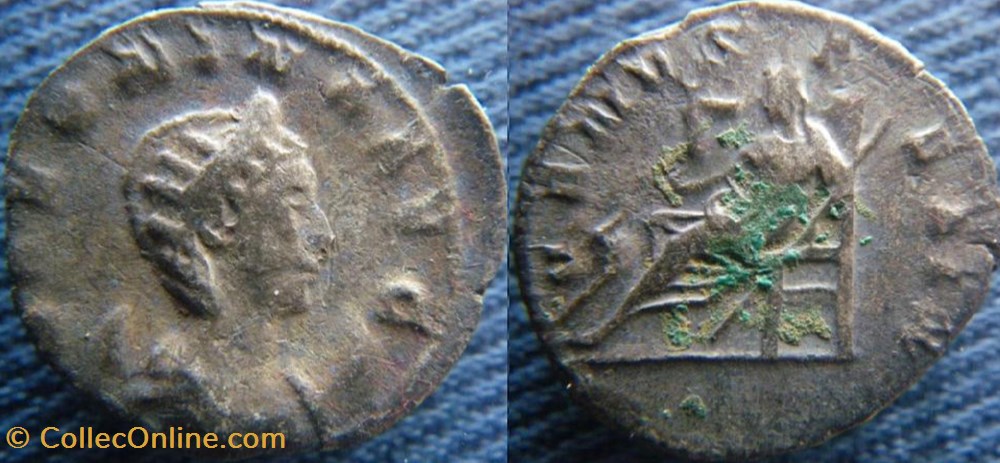 Salonine épouse de Gallien antoninien monnaies antiquite av jc ap romaines republicaines imperiales salonine epouse de gallien antoninien