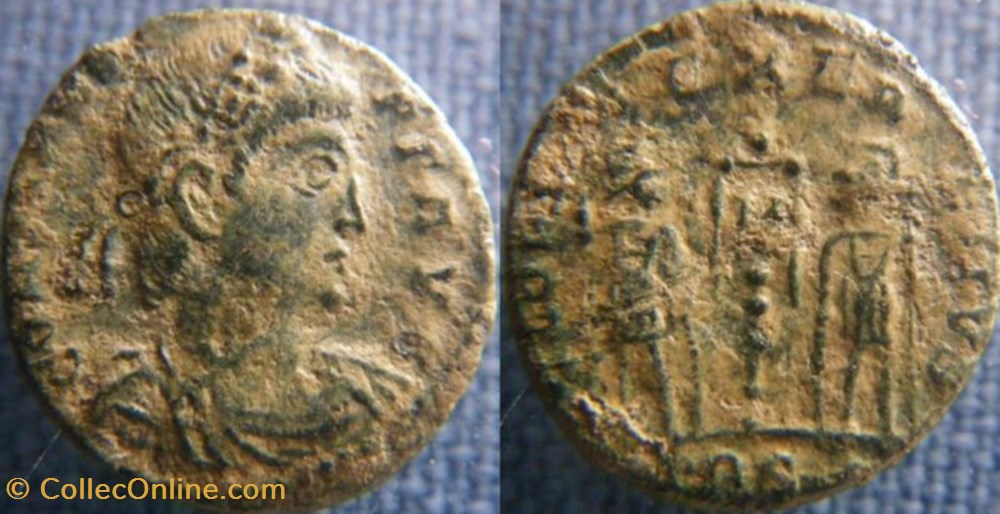 Constans Ae3/4 monnaies antiques romaines imperiales et republicaines constans ae3 4