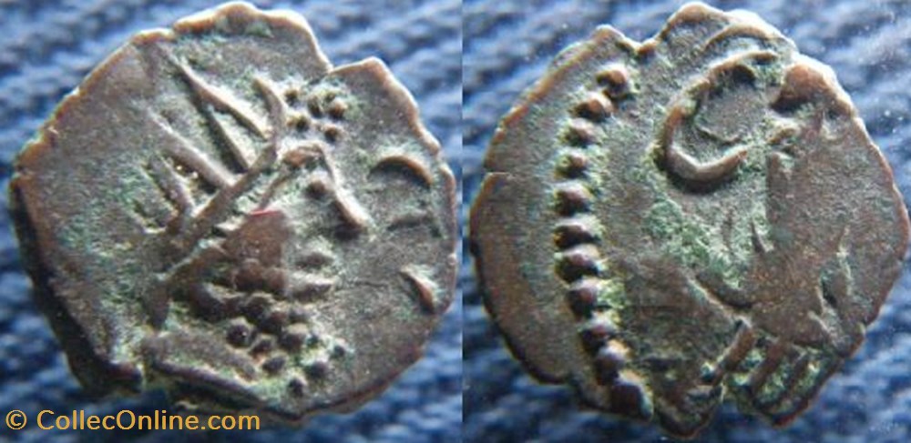 monnaies antiquite av jc ap romaines republicaines imperiales tetricus i antoninien imitation