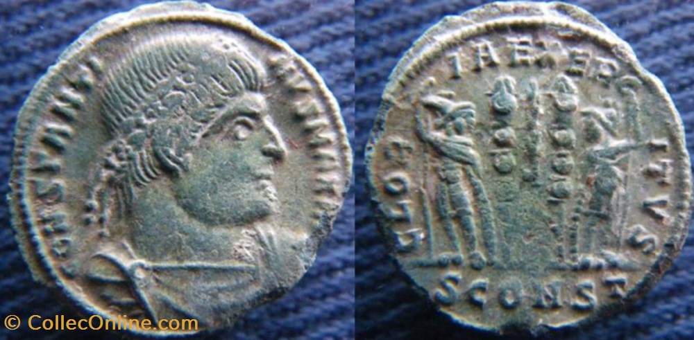 Constantin I Ae3 monnaies antiquite av jc ap romaines republicaines imperiales constantin i ae3