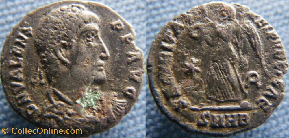 Valens Ae3 monnaies antiquite av jc ap romaines republicaines imperiales valens ae3