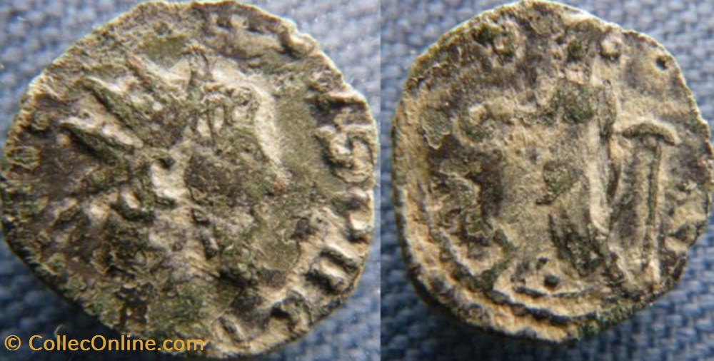 monnaies antiquite av jc ap romaines republicaines imperiales tetricus i antoninien imitation