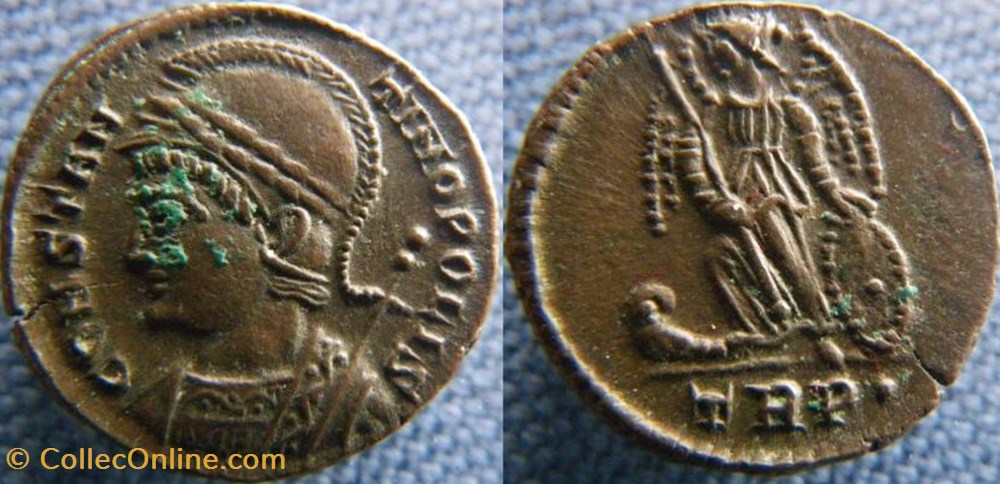 monnaies antiques romaines republicaines imperiales constantinople ae3