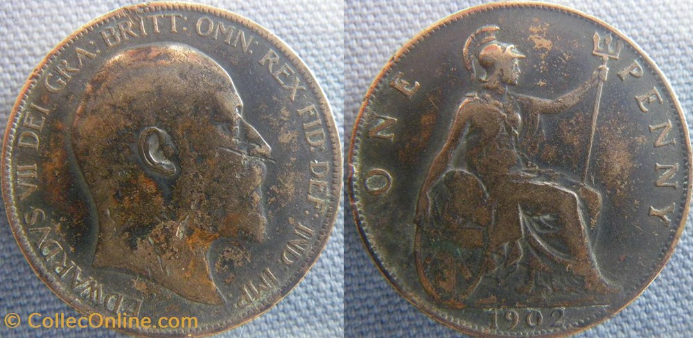 1 Penny 1902 monnaies monde royaume uni 1 penny 1902