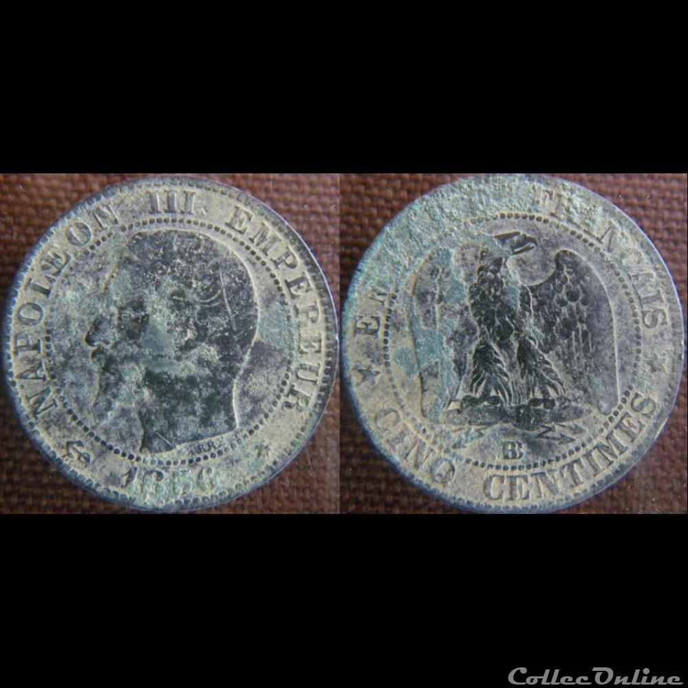 5 Centimes 1856 BB monnaie france moderne 5 centimes 1856 bb