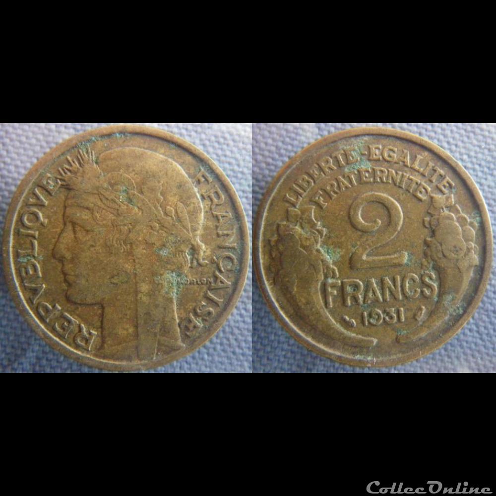 2 Francs 1931 monnaie france moderne 2 francs 1931