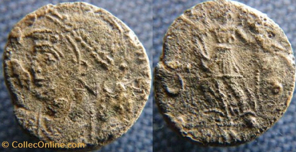Constantinople Ae3/4 monnaies antiques romaines republicaines imperiales constantinople ae3 4