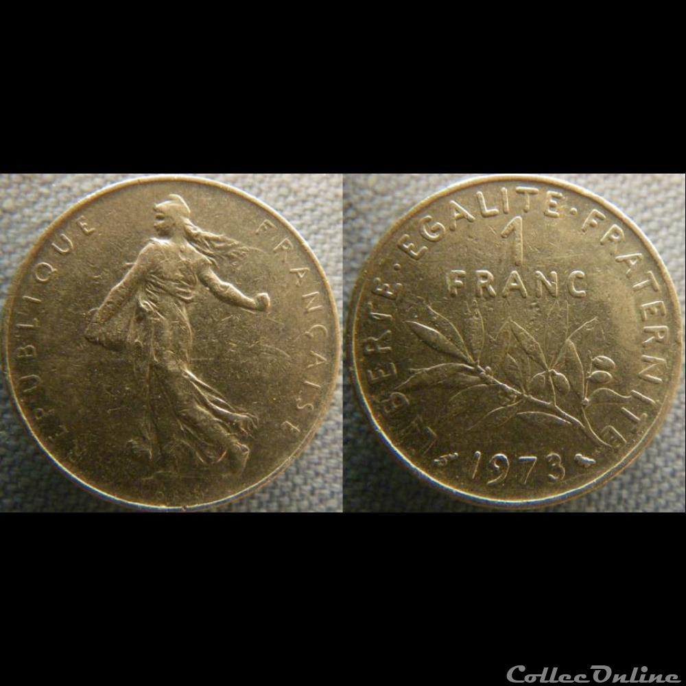 1 Franc 1973 monnaie france moderne 1 franc 1973