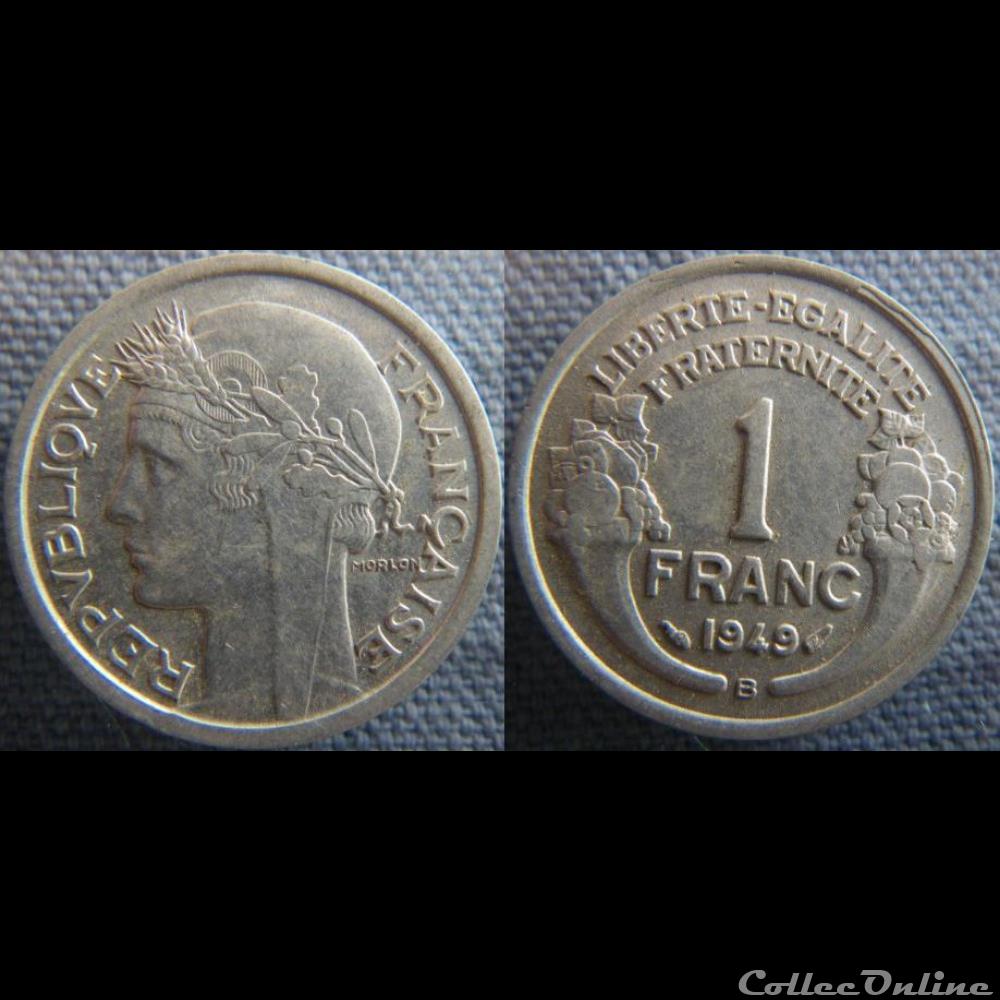 1 Franc 1949 B monnaie france moderne 1 franc 1949 b