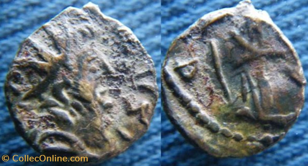Tétricus I antoninien imitation monnaies antiquite av jc ap romaines republicaines imperiales tetricus i antoninien imitation