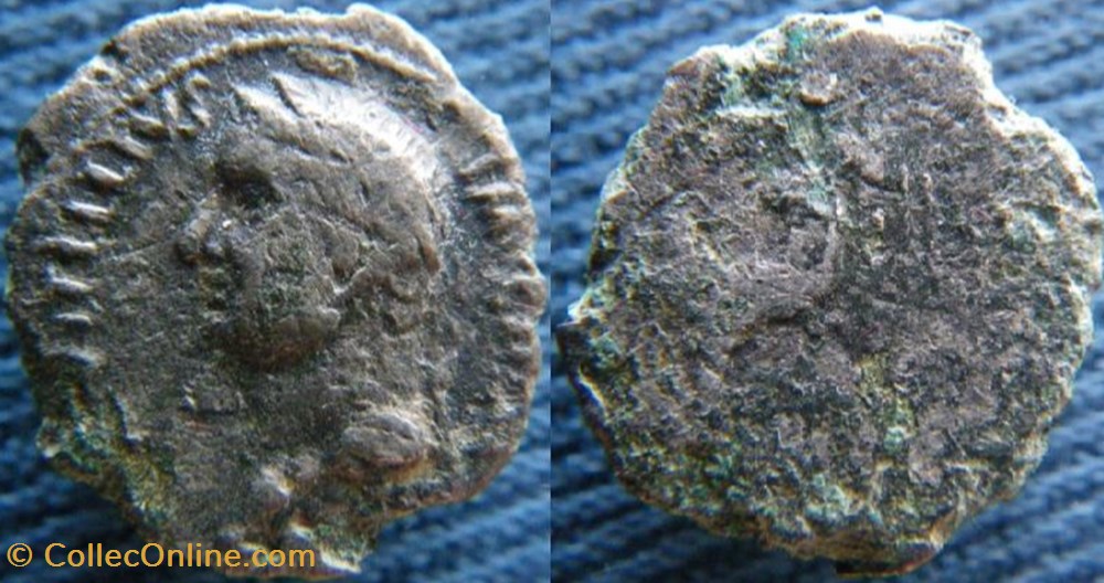 Vitellius denier fourré monnaies antiquite av jc a ap romaines republicaines imperiales vitellius denier fourre
