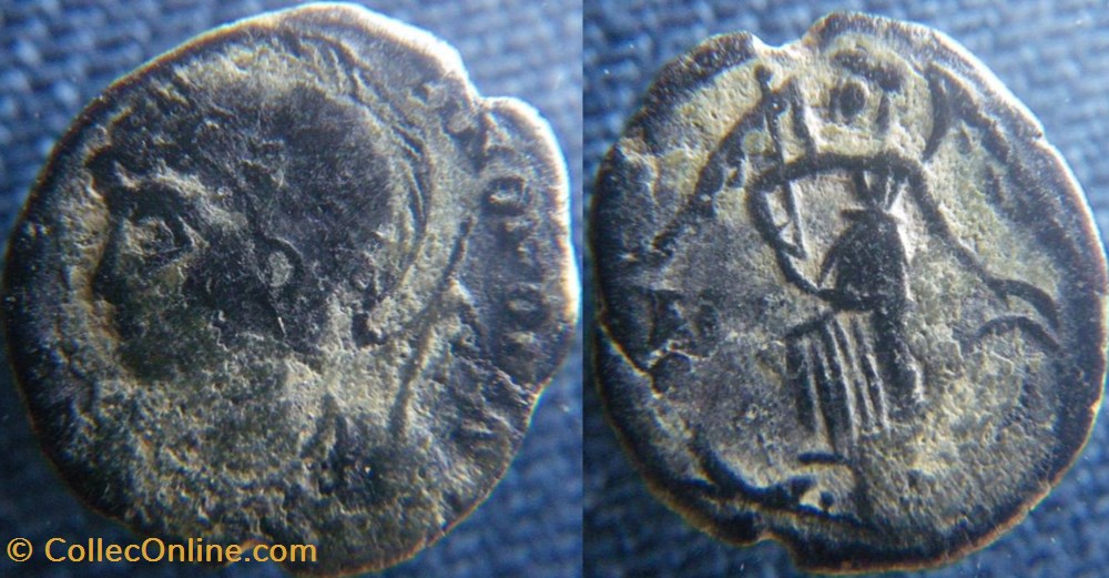 monnaies antiquite av jc ap romaines republicaines imperiales constantinople ae3