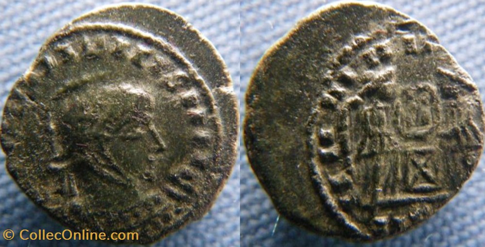 monnaies antiques romaines republicaines imperiales constantin i ae3 imitation